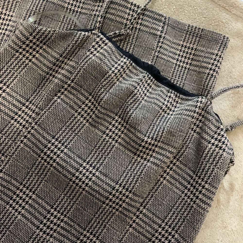 Patterned school midi dress